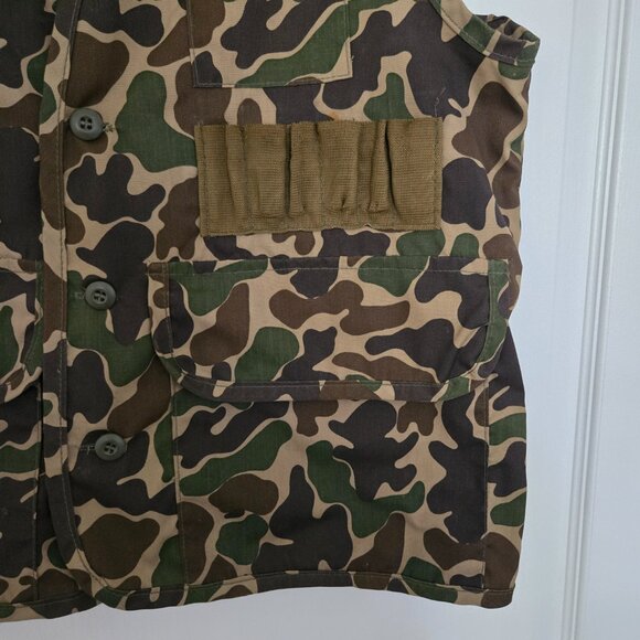 Jim Catfish Hunter SafTbak Men’s Vest Brown/Camo Large - Picture 6 of 9